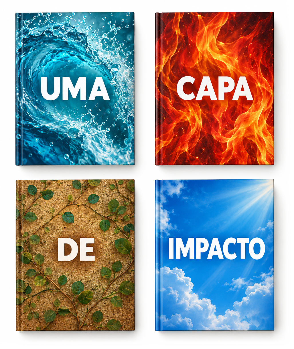 capas de livro de impacto